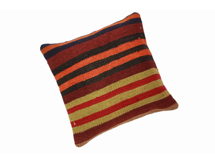 Oriental Kilim Pillow cushion natural colors & wool ca. 40x40 cm