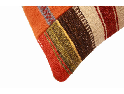 Oriental Kilim Pillow cushion natural colors & wool ca. 40x40 cm