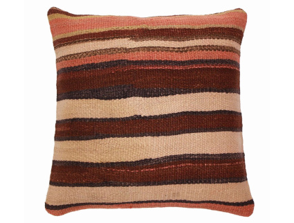 Oriental Kilim Pillow cushion natural colors & wool ca. 40x40 cm