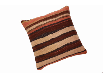 Oriental Kilim Pillow cushion natural colors & wool ca. 40x40 cm