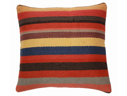 Oriental Kilim Pillow cushion natural colors & wool ca. 40x40 cm