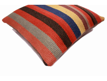 Oriental Kilim Pillow cushion natural colors & wool ca. 40x40 cm