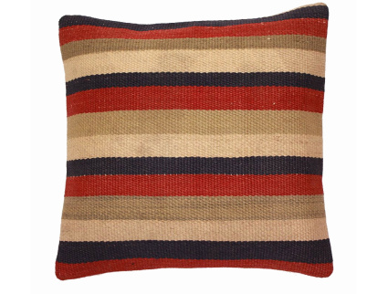 Oriental Kilim Pillow cushion natural colors & wool ca. 40x40 cm