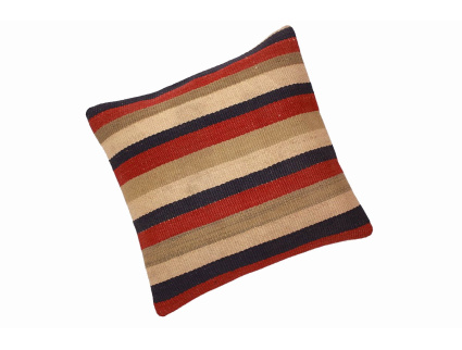 Oriental Kilim Pillow cushion natural colors & wool ca. 40x40 cm