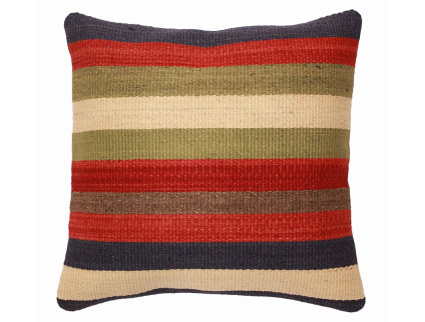 Oriental Kilim Pillow cushion natural colors & wool ca. 40x40 cm