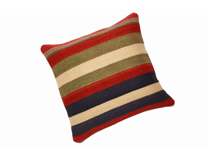 Oriental Kilim Pillow cushion natural colors & wool ca. 40x40 cm