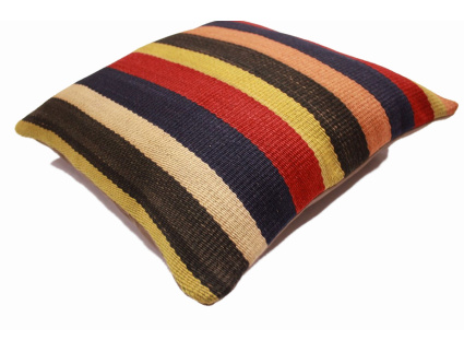 Oriental Kilim Pillow cushion natural colors & wool ca. 40x40 cm