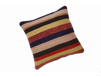 Oriental Kilim Pillow cushion natural colors & wool ca. 40x40 cm