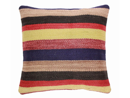 Oriental Kilim Pillow cushion natural colors & wool ca. 40x40 cm