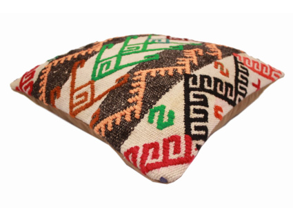 Oriental Kilim Pillow cushion natural colors & wool ca. 40x40 cm