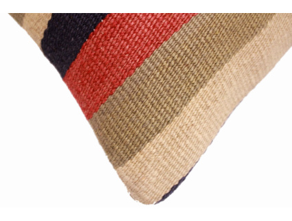 Oriental Kilim Pillow cushion natural colors & wool ca. 40x40 cm