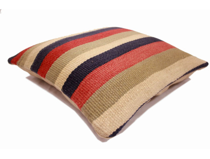 Oriental Kilim Pillow cushion natural colors & wool ca. 40x40 cm