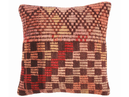 Oriental Kilim Pillow cushion natural colors & wool ca. 40x40 cm