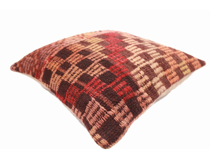 Oriental Kilim Pillow cushion natural colors & wool ca. 40x40 cm