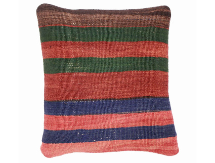 Oriental Kilim Pillow cushion natural colors & wool ca. 40x40 cm