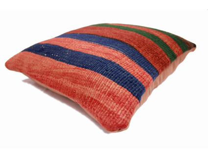 Oriental Kilim Pillow cushion natural colors & wool ca. 40x40 cm