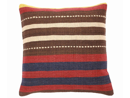 Oriental Kilim Pillow cushion natural colors & wool ca. 40x40 cm