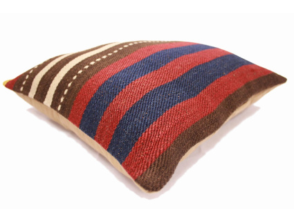 Oriental Kilim Pillow cushion natural colors & wool ca. 40x40 cm