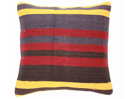 Oriental Kilim Pillow cushion natural colors & wool ca. 40x40 cm