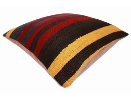 Oriental Kilim Pillow cushion natural colors & wool ca. 40x40 cm