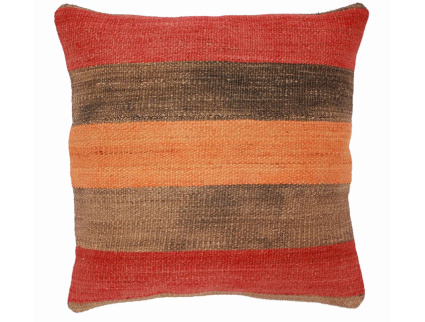 Oriental Kilim Pillow cushion natural colors & wool ca. 40x40 cm