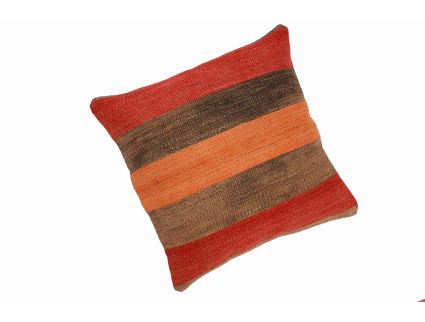 Oriental Kilim Pillow cushion natural colors & wool ca. 40x40 cm