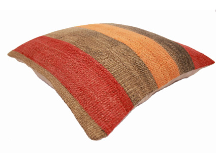 Oriental Kilim Pillow cushion natural colors & wool ca. 40x40 cm