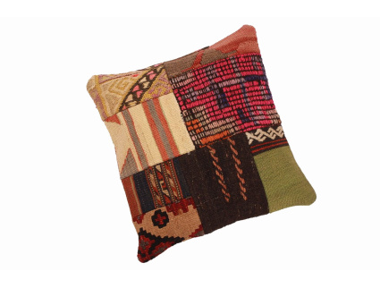 Oriental Kilim Pillow cushion natural colors & wool ca. 40x40 cm