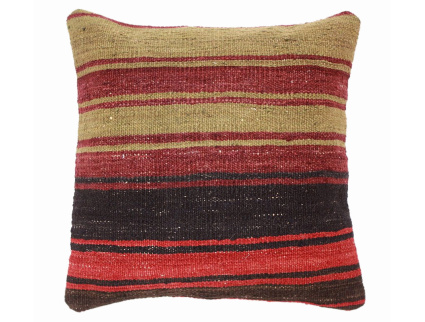 Oriental Kilim Pillow cushion natural colors & wool ca. 40x40 cm