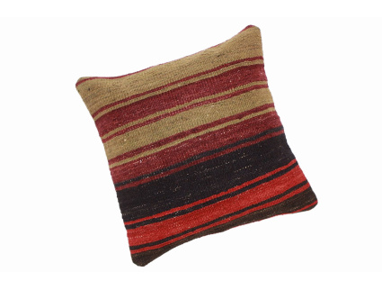 Oriental Kilim Pillow cushion natural colors & wool ca. 40x40 cm