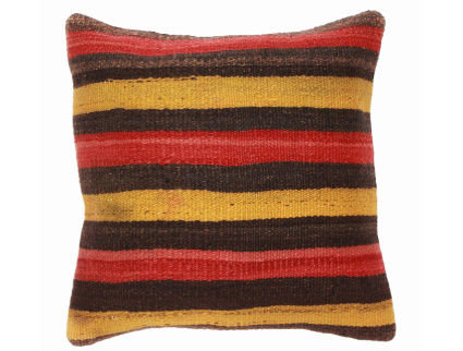 Oriental Kilim Pillow cushion natural colors & wool ca. 40x40 cm