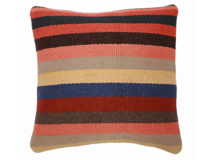 Oriental Kilim Pillow cushion natural colors & wool ca. 40x40 cm