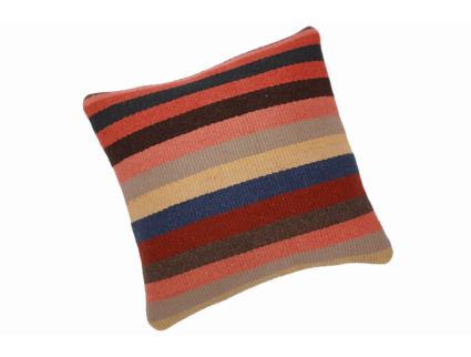 Oriental Kilim Pillow cushion natural colors & wool ca. 40x40 cm