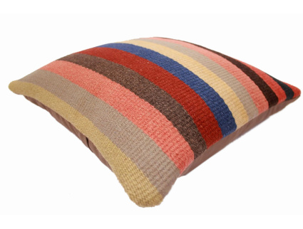 Oriental Kilim Pillow cushion natural colors & wool ca. 40x40 cm