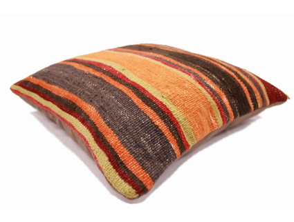 Oriental Kilim Pillow cushion natural colors & wool ca. 40x40 cm