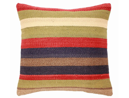 Oriental Kilim Pillow cushion natural colors & wool ca. 40x40 cm