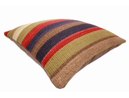 Oriental Kilim Pillow cushion natural colors & wool ca. 40x40 cm