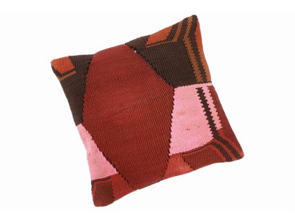 Oriental Kilim Pillow cushion natural colors & wool ca. 40x40 cm