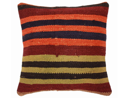 Oriental Kilim Pillow cushion natural colors & wool ca. 40x40 cm