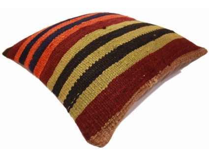 Oriental Kilim Pillow cushion natural colors & wool ca. 40x40 cm