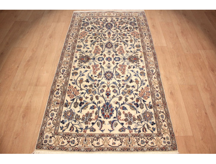 Persian carpet Nain 217x116 cm Beige