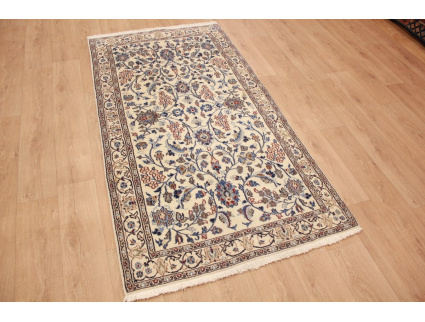 Persian carpet Nain 217x116 cm Beige