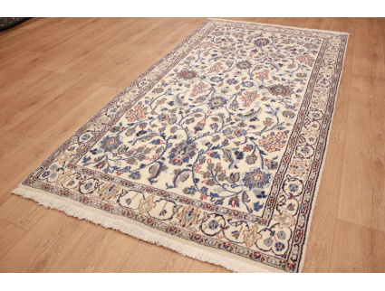 Persian carpet Nain 217x116 cm Beige