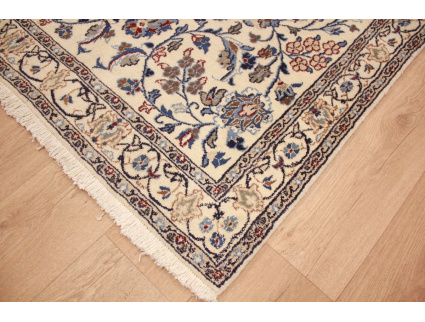 Persian carpet Nain 217x116 cm Beige