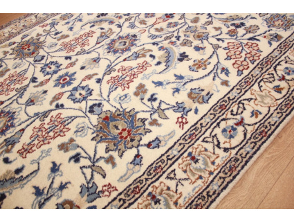 Persian carpet Nain 217x116 cm Beige