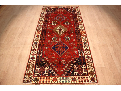 Persian carpet Ghashghai pure Wool 255x117 cm