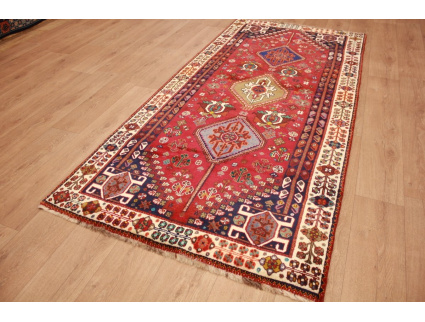 Persian carpet Ghashghai pure Wool 255x117 cm