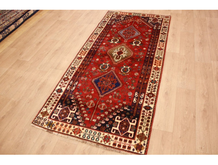 Persian carpet Ghashghai pure Wool 255x117 cm