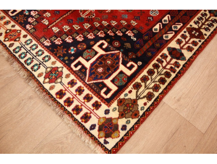 Persian carpet Ghashghai pure Wool 255x117 cm