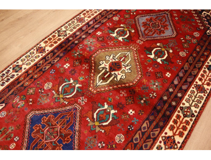 Persian carpet Ghashghai pure Wool 255x117 cm